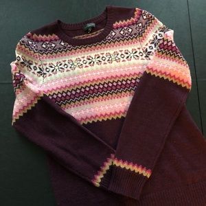The Limited fair isle sweater